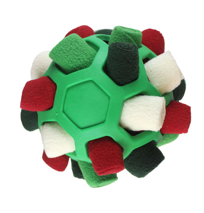 Green Mix interactive treat-hiding snuffle ball for dogs