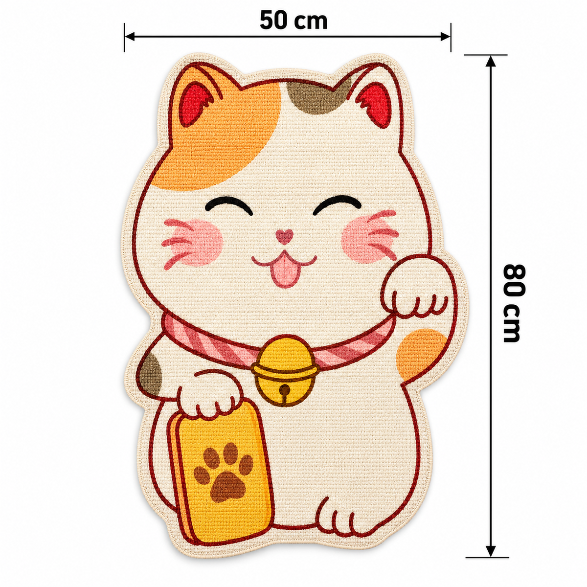 Lucky Cat self-adhesive wall scratching mat
