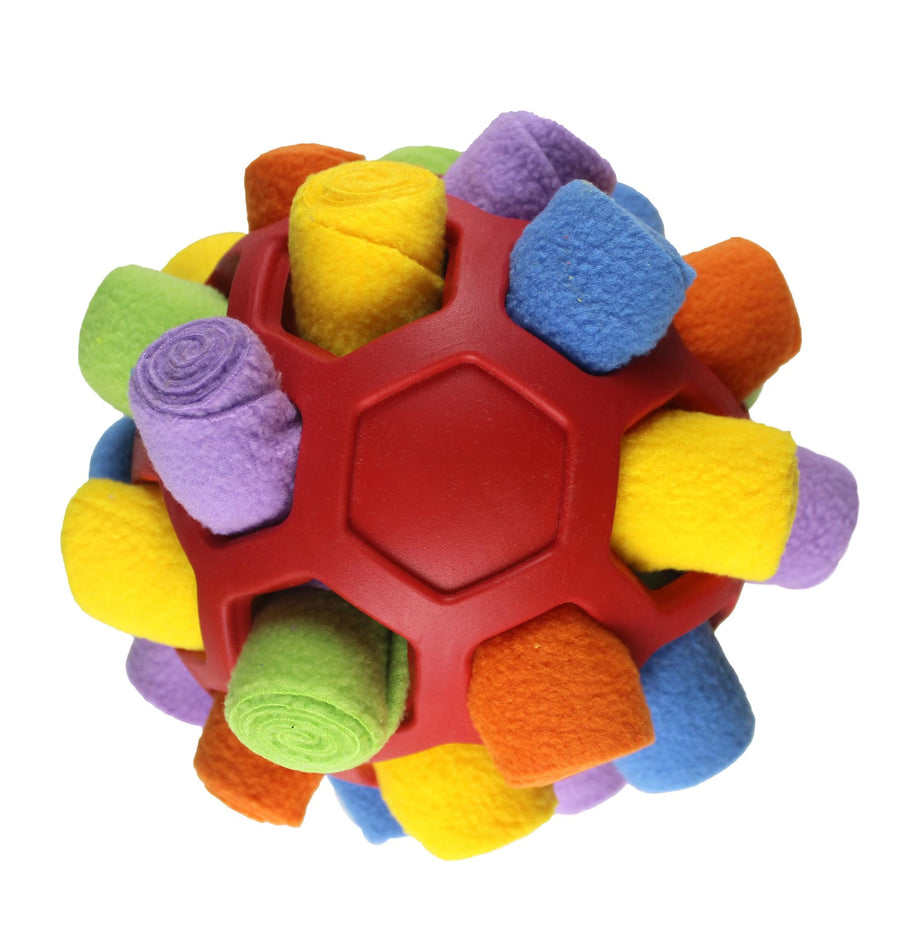 Rainbow Mix interactive treat-hiding snuffle ball for dogs