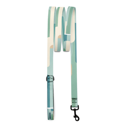 Vertical view of the Seafoam Trail 6 ft Pet Leash showing the full leash design.